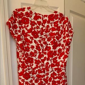 Poppy print dress never worn new with tags.